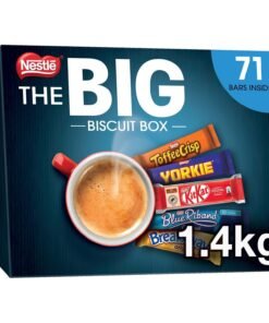 【本日限定イベント】【フラッシュセール+代金引換】 ネスレ 1.4kg チョコレート 71 x チョコレートバー ビッグビスケットボックス
