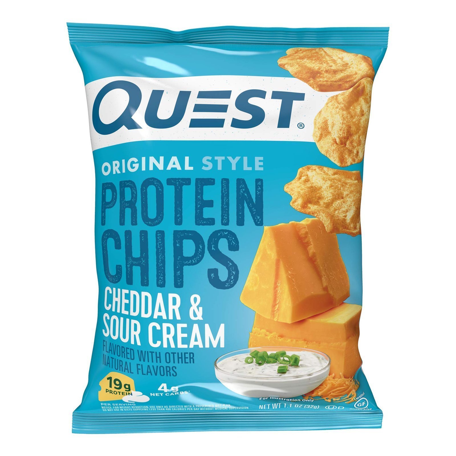 Quest Nutrition Protein Chips, 1.1 Ounce X12 Pack