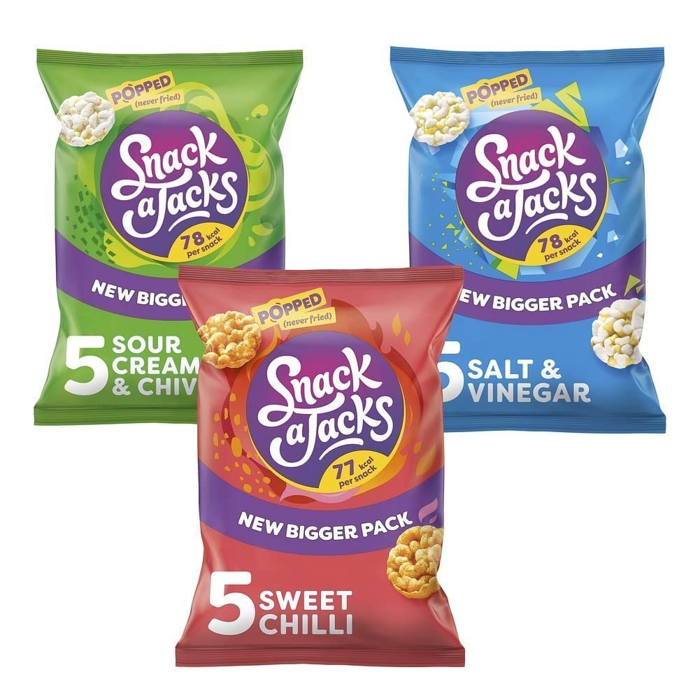 Jacks Rice Cake Multipack Bundle (Case of 30 Packs)
