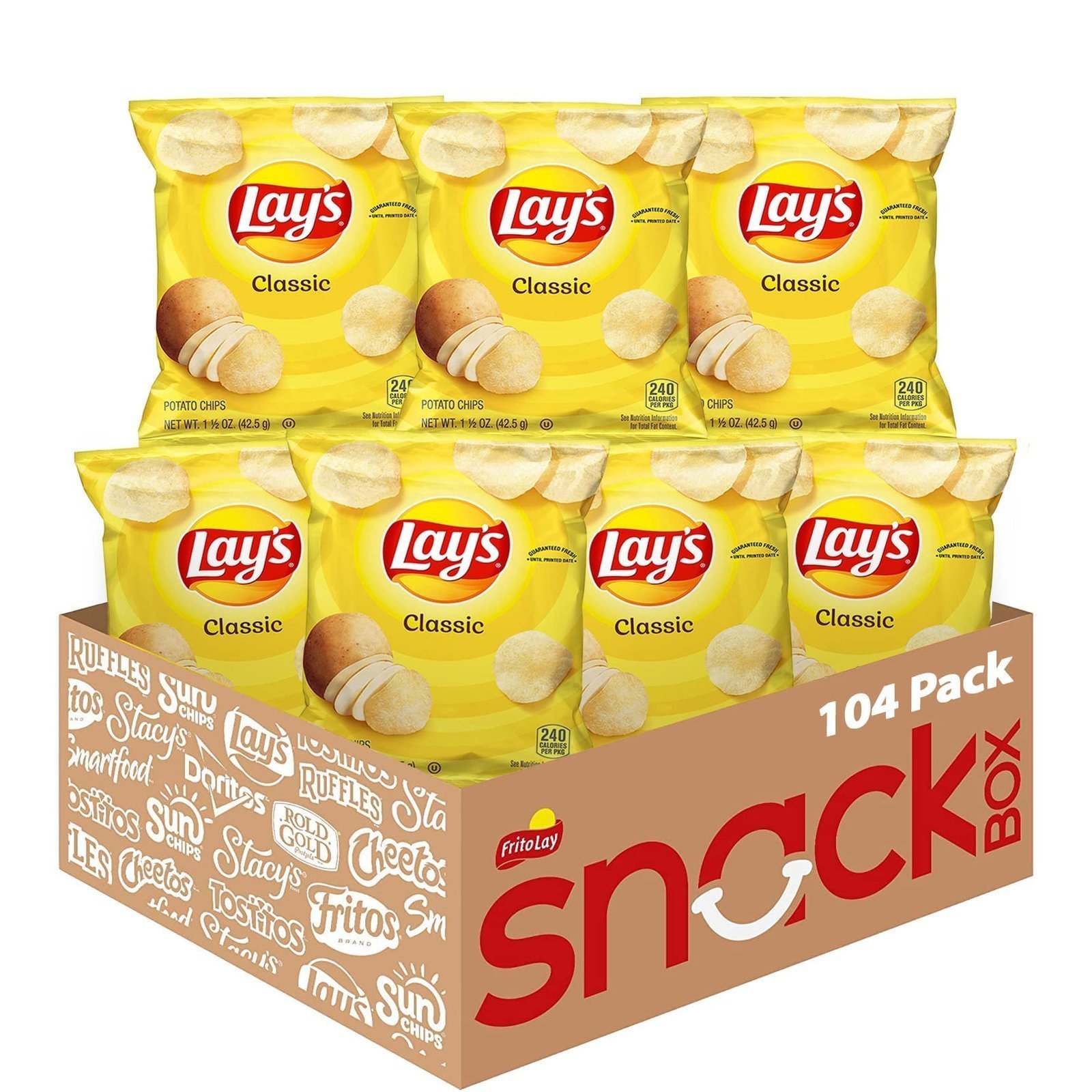 Lay's Classic Potato Chips (104 Pack)